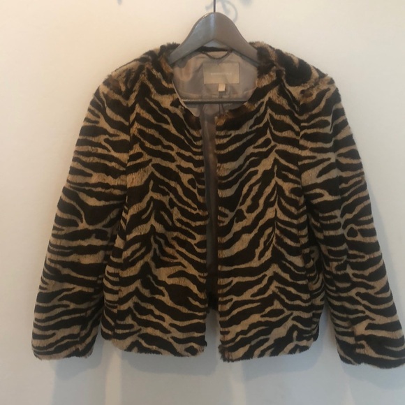 Banana Republic Faux Fur Jacket - Picture 1 of 6